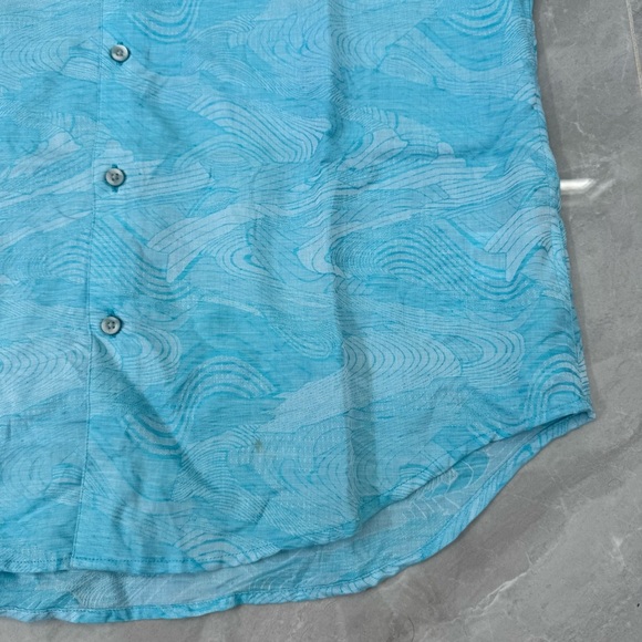 Men’s Robert Graham Patterned Button Down Short Sleeve Dress Shirt Classic Fit - Picture 7 of 16